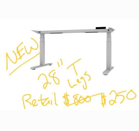 AMQ Activ-PRO-2.0 Quick Configure Sit-Stand Desk 3 Stage Legs 28"T Worksurface