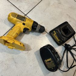 DeWalt Drill, Battery And Charger