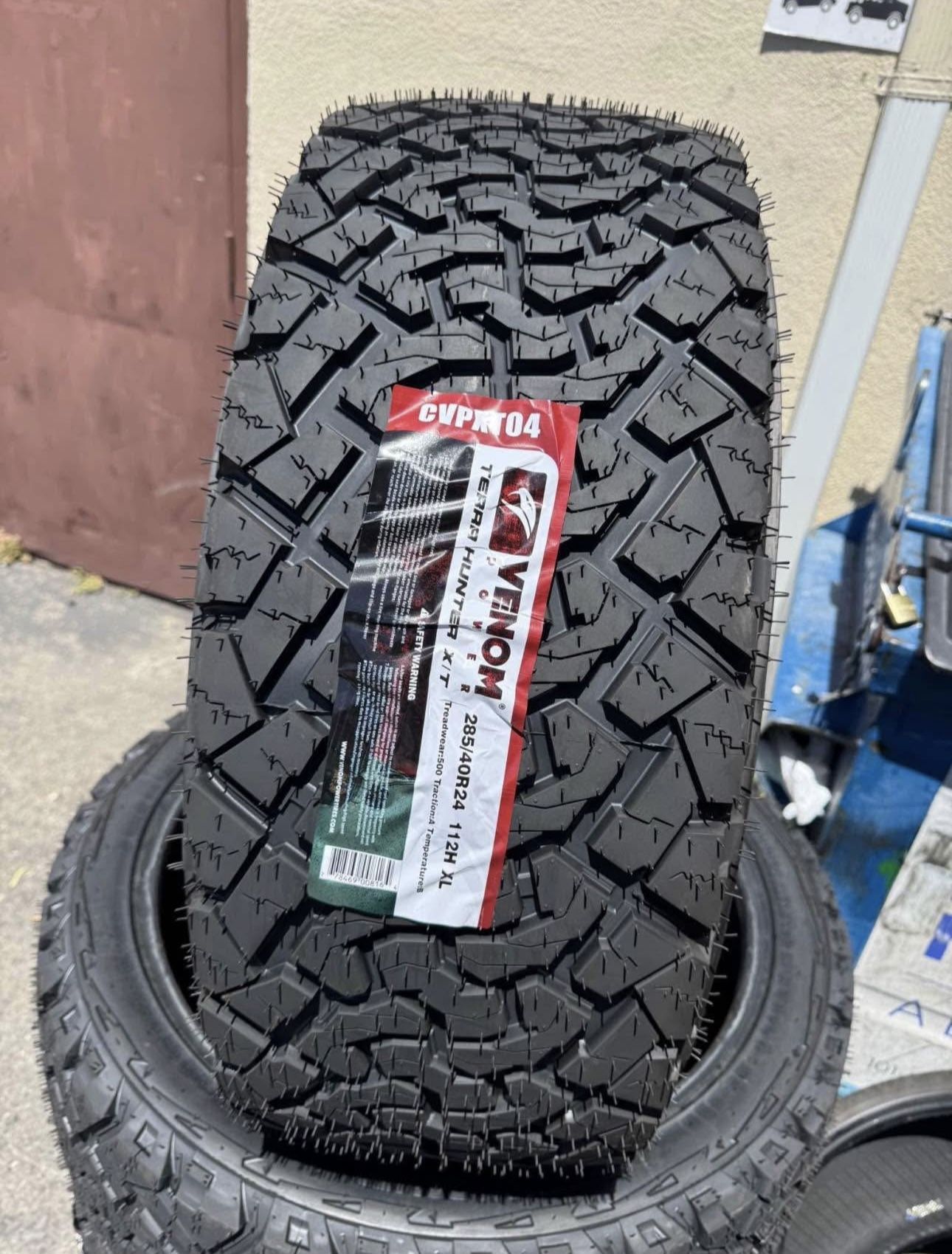 285/40R24 Venom Terra Hunter X/T 112H Brand New 4 Tires 285/40/24 llantas