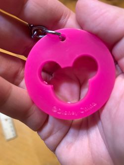 Pink Mickey Mouse Silicone Keychain set of 3 brand new pick up Coral Springs 33071