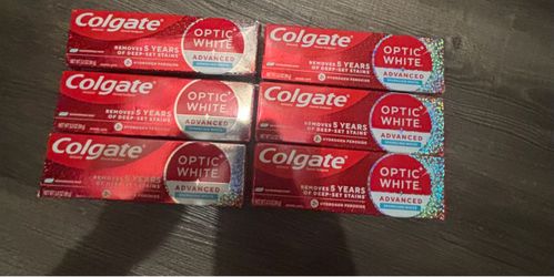 Colgate Optic White Advanced Toothpaste 6-Pack