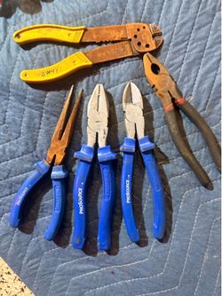 ProSource Assorted Pliers and Wire Strippers Set