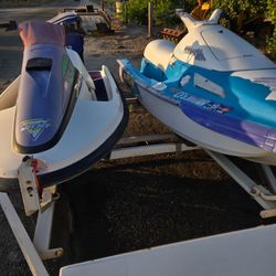 Title: 1995 Yamaha WaveRunner III GP & WetJet Duo 300 + Double Trailer Package