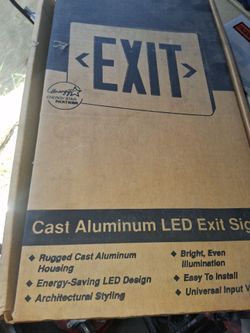 Exit sign   new