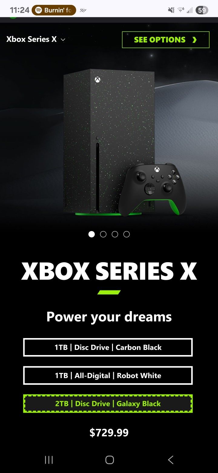 Xbox Series 2tb Galaxy Edition And Steelseries Arctis Nova headphones