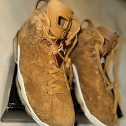 Jordan 6 retro wheat size 12