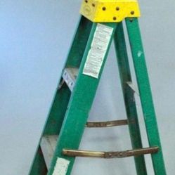 Werner 5904 Green Fiberglass 4 Ft. Ladder