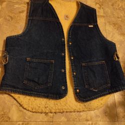 Vintage Carhartt Sherpa Lined Vest