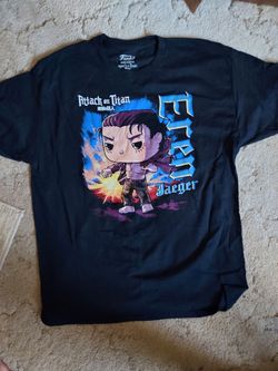 Funko Attack on Titan Eren Jaeger Black T-Shirt