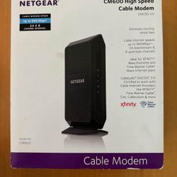 Netgear CM600 high speed cable modem
