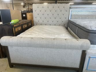 Brand new queen size bed frame