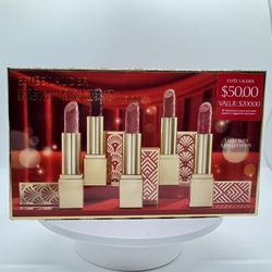 ESTEE LAUDER MAGICAL ILLUSIONS LIPSTICK SET - 5 FULL SIZE - LIMITED EDITION
