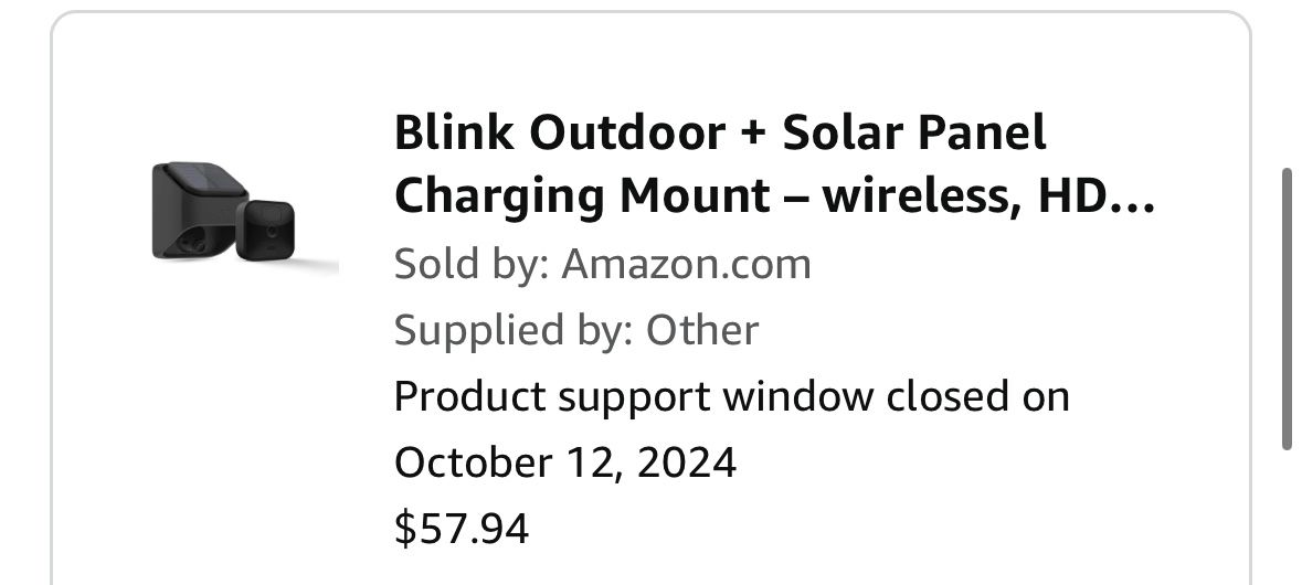 Blink Outdoor Solar Camera