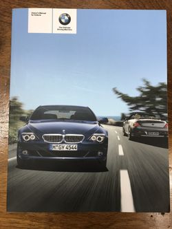 BMW 2004-10 6 series owners manual