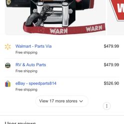 Brand New Warn Insustries 3500lb Winch