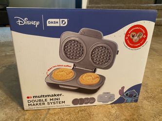 Brand new Stitch double waffle maker-$30-Higley and ray.