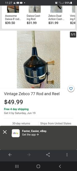 vintage kids fishing rods