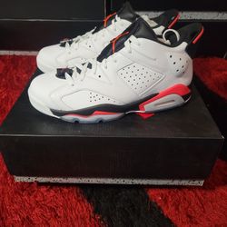 Air Jordan 6 Retro Low White/infrared 23-Black