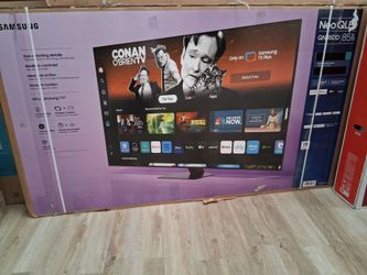 85" screen NEO Qled smart 4k ultra HDTV by Samsung. Original box sealed.
