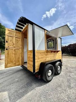 Custom Wood Concession Food Trailer