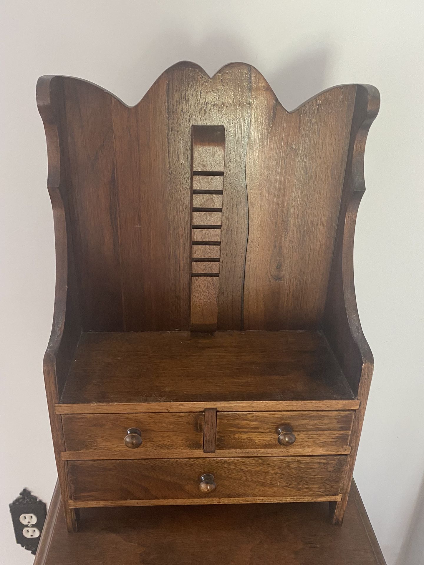 3 drawer wooden Desk caddy