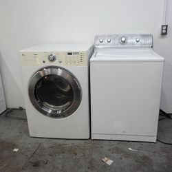 Washer and dryer set
