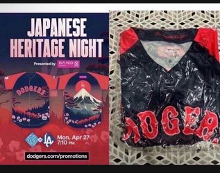 Dodgers Japanese Heritage 2026 Jersey XL