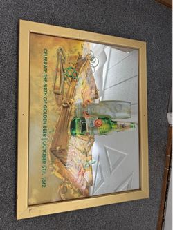 Vintage Pilsner Urquell Beer Mirror