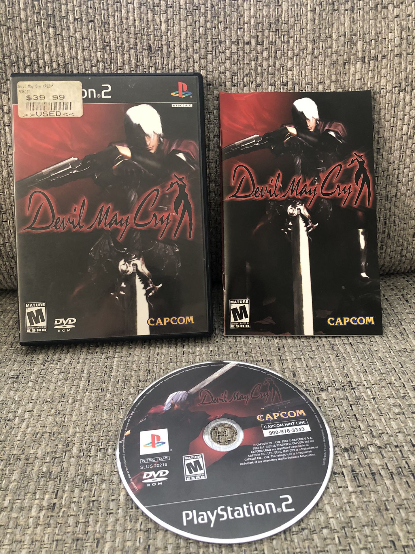Devil May Cry - Playstation 2 PS2 Game - Tested