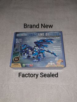Brand New Factory Sealed Hurricane Dragon Remote & App Control Building Blocks Set By Sillbird