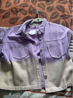 Two color Jean shirt