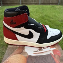 Jordan 1 Bred Toe Size 10