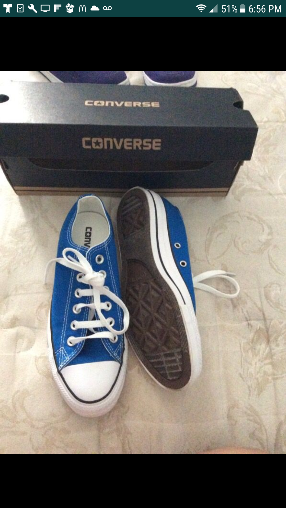 Blue Converse