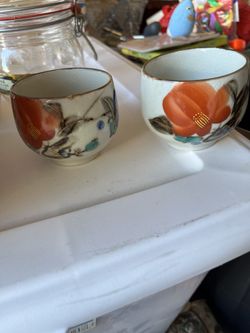 Andrea by Sadek Floral Porcelain Tea Cups