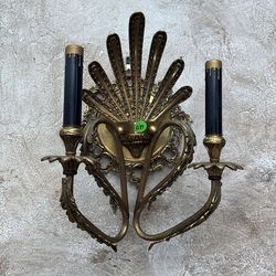 Vintage Bronze Wall Sconce