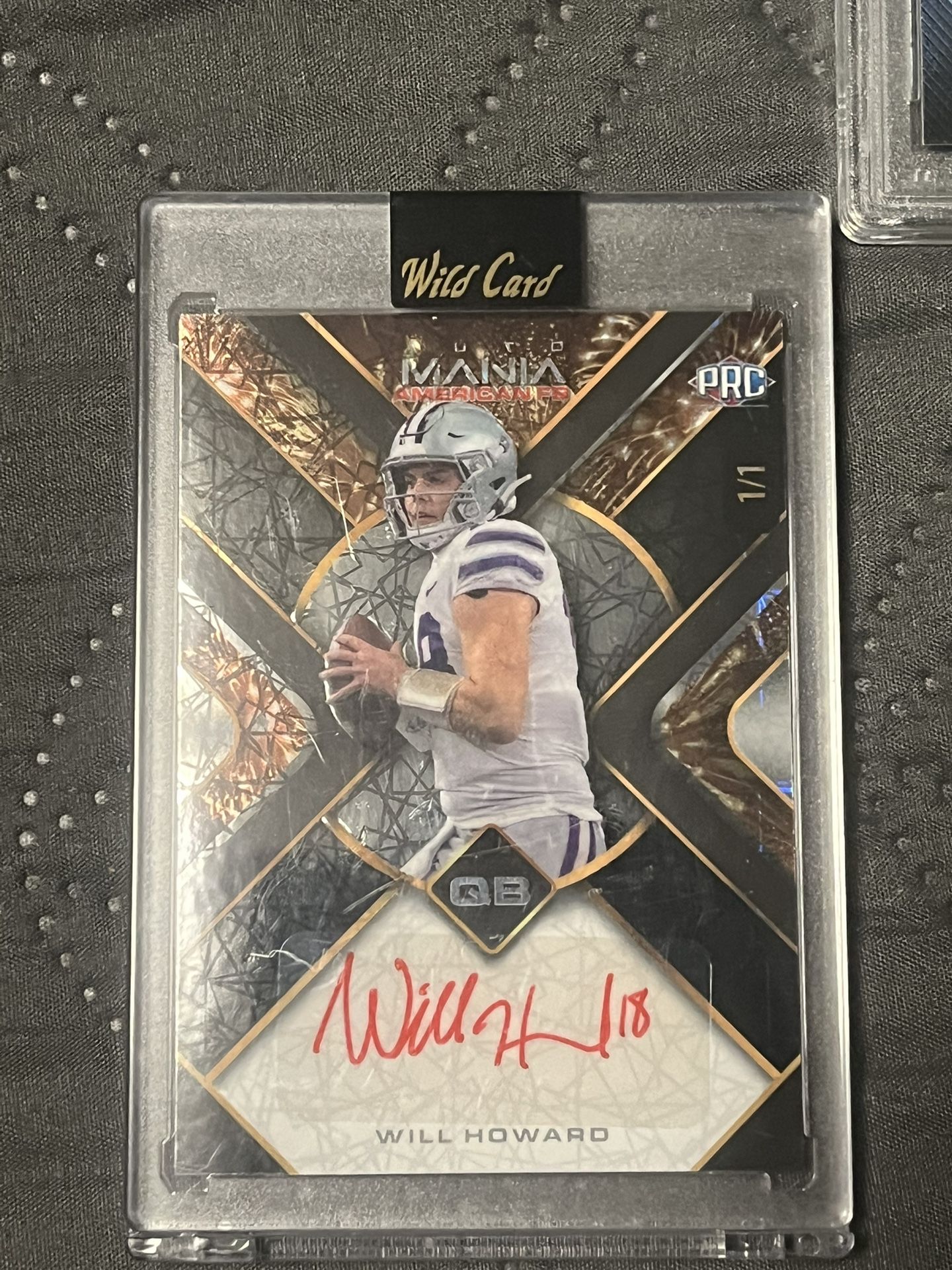 Will Howard 1/1 Auto Sealed !!! 
