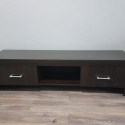 TV Stand WITH GLASS TOP
