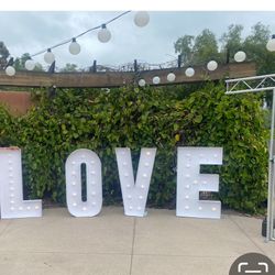 4 Marquee Love Letters 