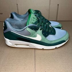 Nike Air Max 90 Premium Pro Green Shoes Mens Size 10 DH4621-300