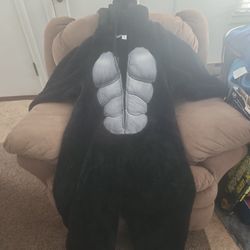 XL Mens Gorilla Halloween Costume 