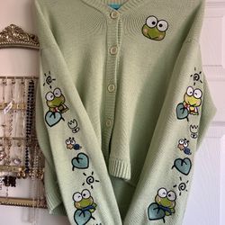 Keroppi Sanrio Cardigan