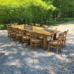 Indoor And Outdoor Barn Table.
