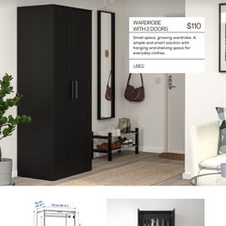 Wardrobe Closet 2 Doors