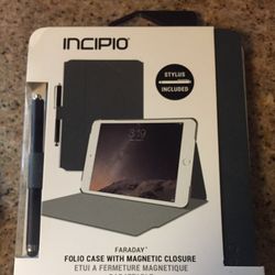 NEW IN BOX-Incipio IPAD Mini 4 Case w/ Stylus Pen