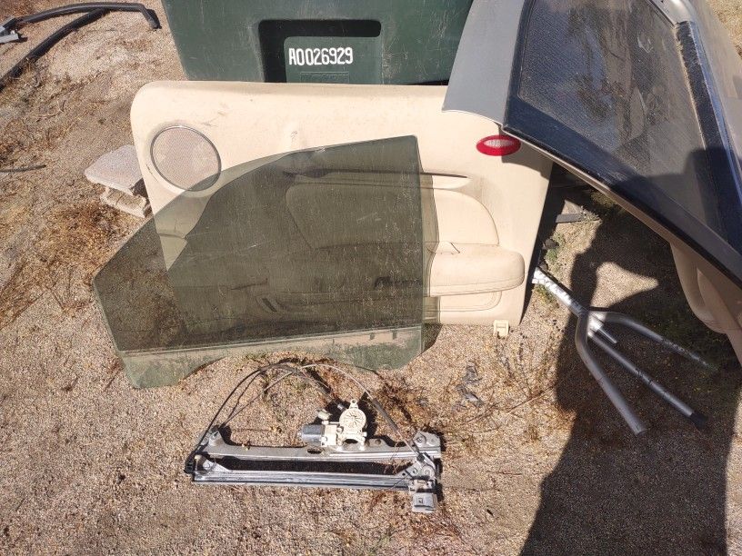 07-10 Front Driver Side Door Window Glass And Track Motor Look