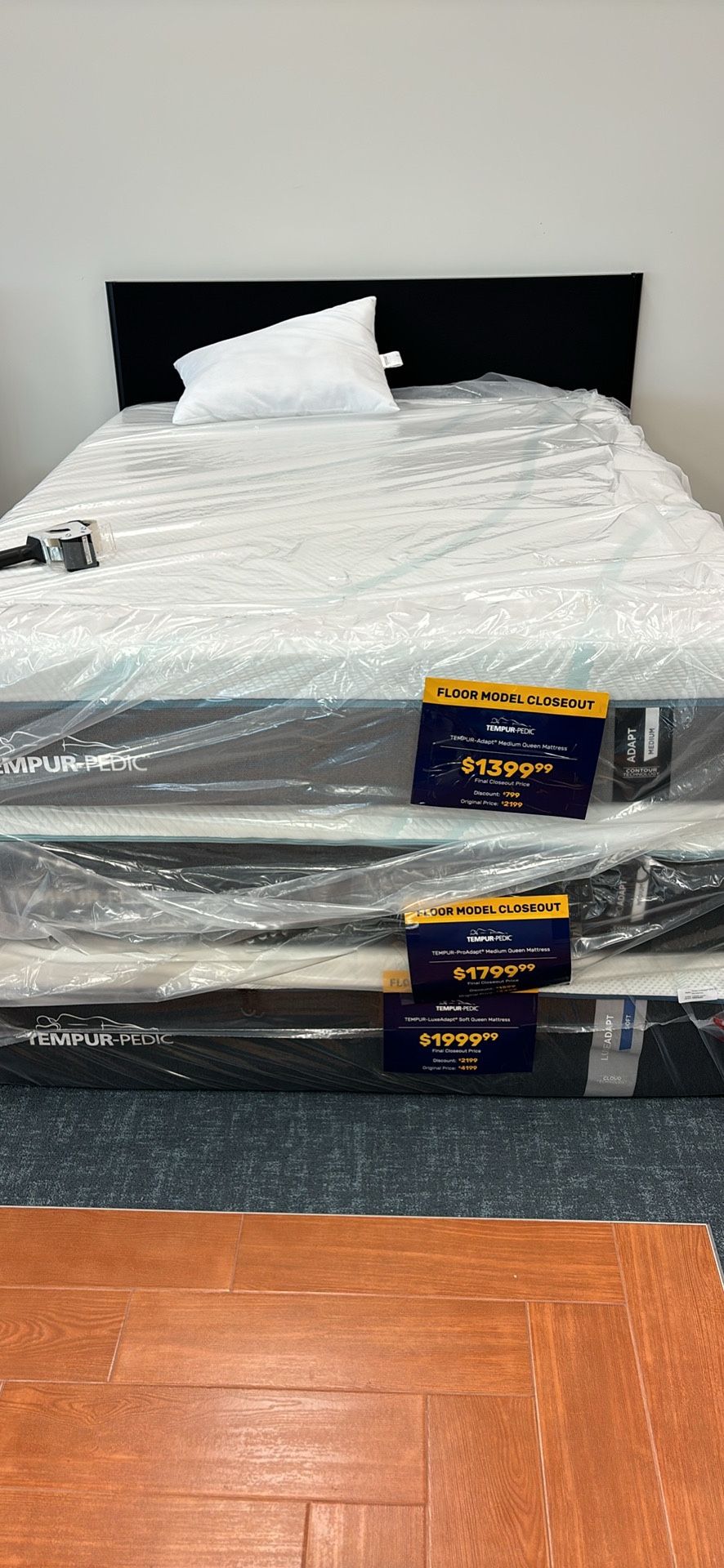 Tempurpedic Floor Model Queen 50% Off