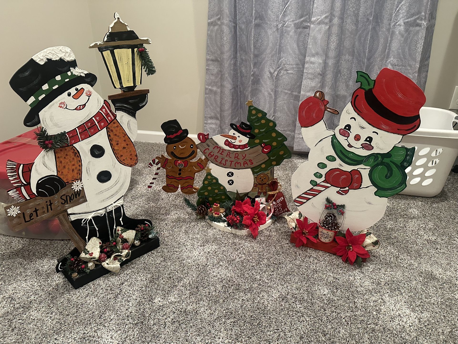 Hand Made Hand Painted CHRISTMAS DECOR