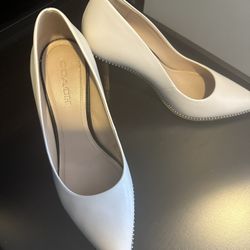 White Coach Heels 