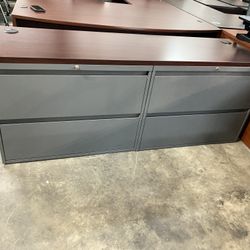 Steelcase 4 drawer lateral file cabinet