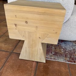NEW Pine Rectangular Dovetail End Tables (2)